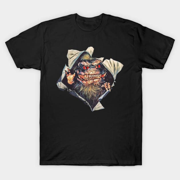 Critters Vintage 80s Cult Horror Film T-Shirt by darklordpug